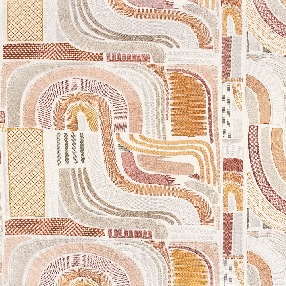 8857 - Left211 Casamance kangas Iena Rose Poudre / Mordore