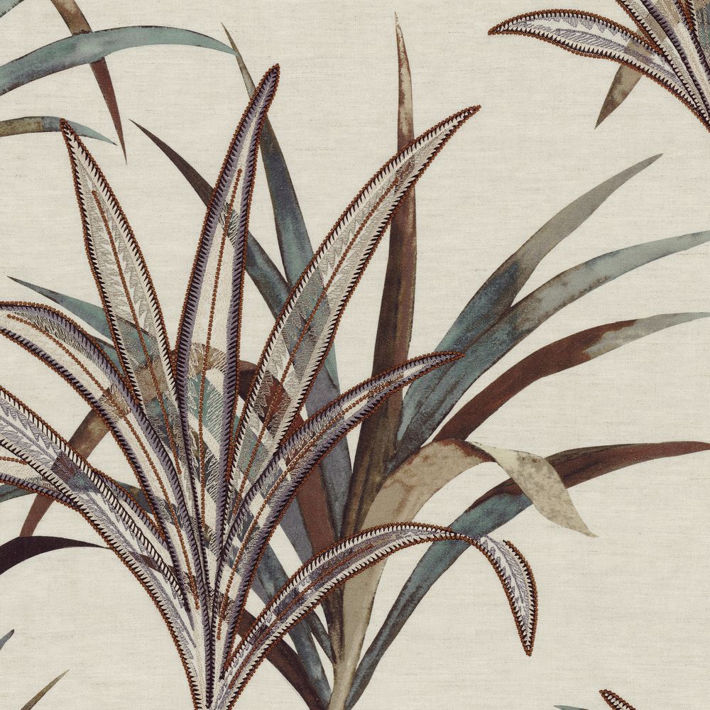 FVQeJameXj Casamance kangas Creation Beige/Bleu Riviere