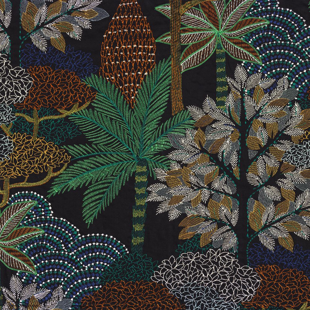Casamance kangas Voyage Imaginaire Noir / Émeraude