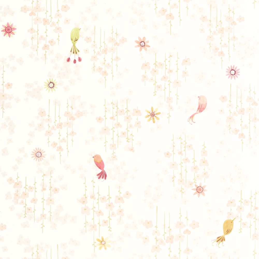 GCcaJHCr02 Casadeco tapeet Tropical Birds