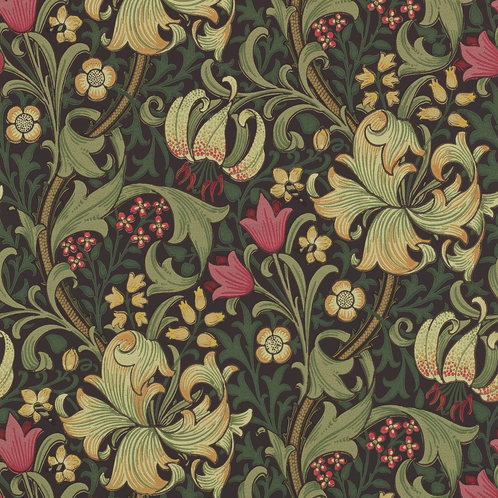 Morris & Co. tapeet Golden Lily