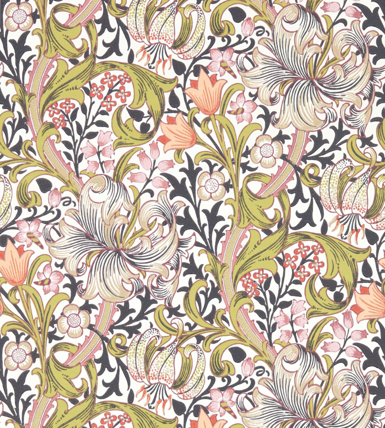 Morris & Co. tapeet Golden Lily