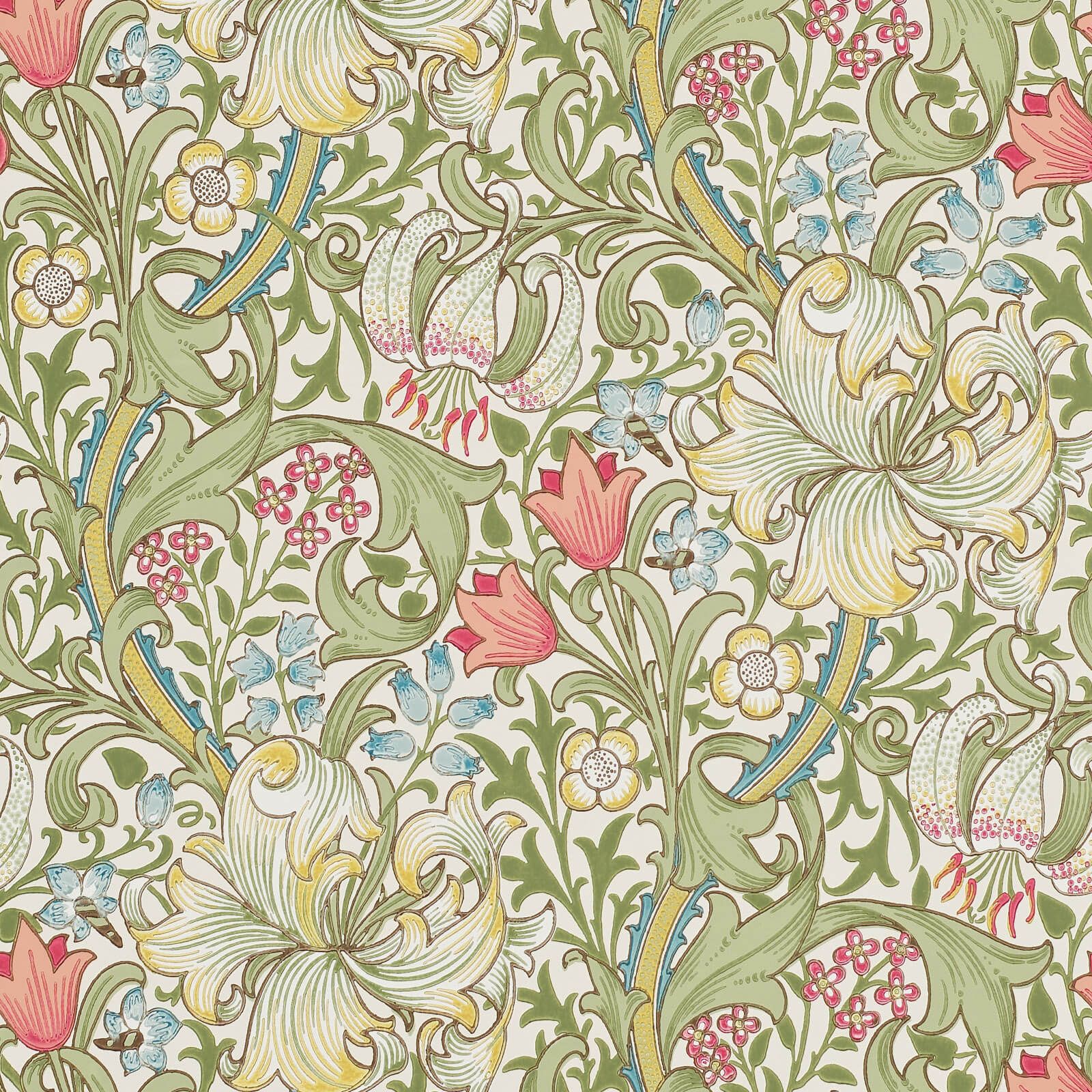Morris & Co. tapeet Golden Lily