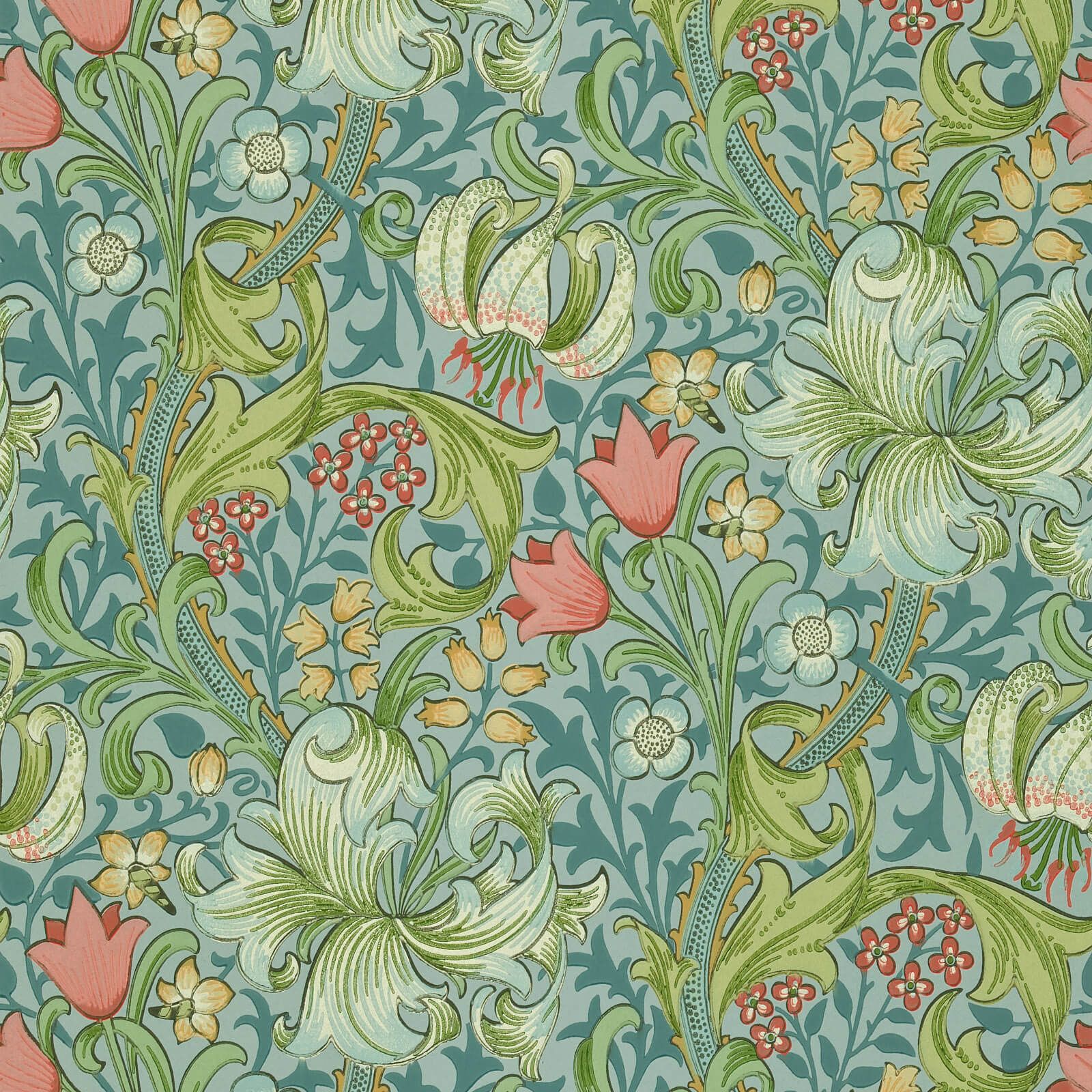 Morris & Co. tapeet Golden Lily