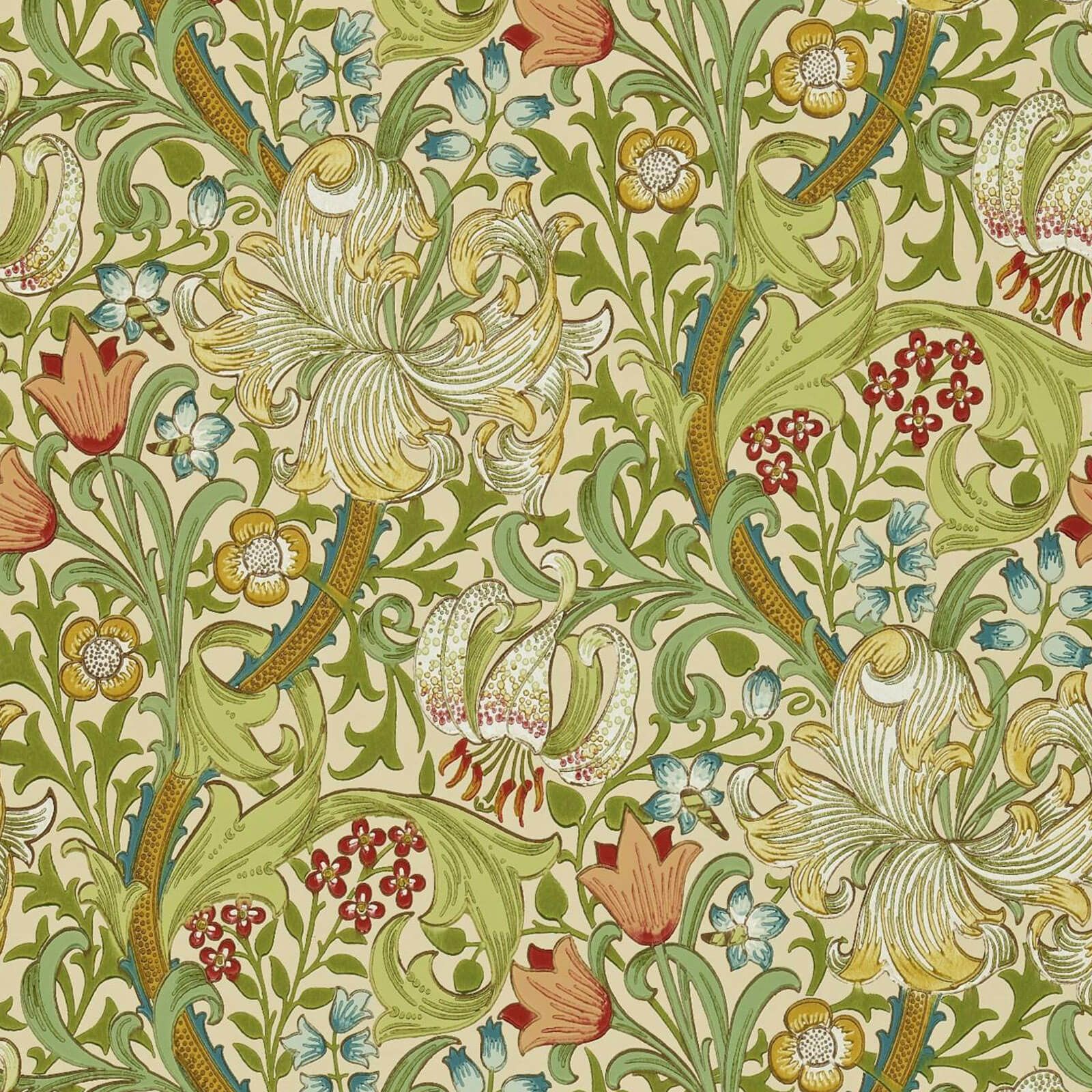 Morris & Co. tapeet Golden Lily