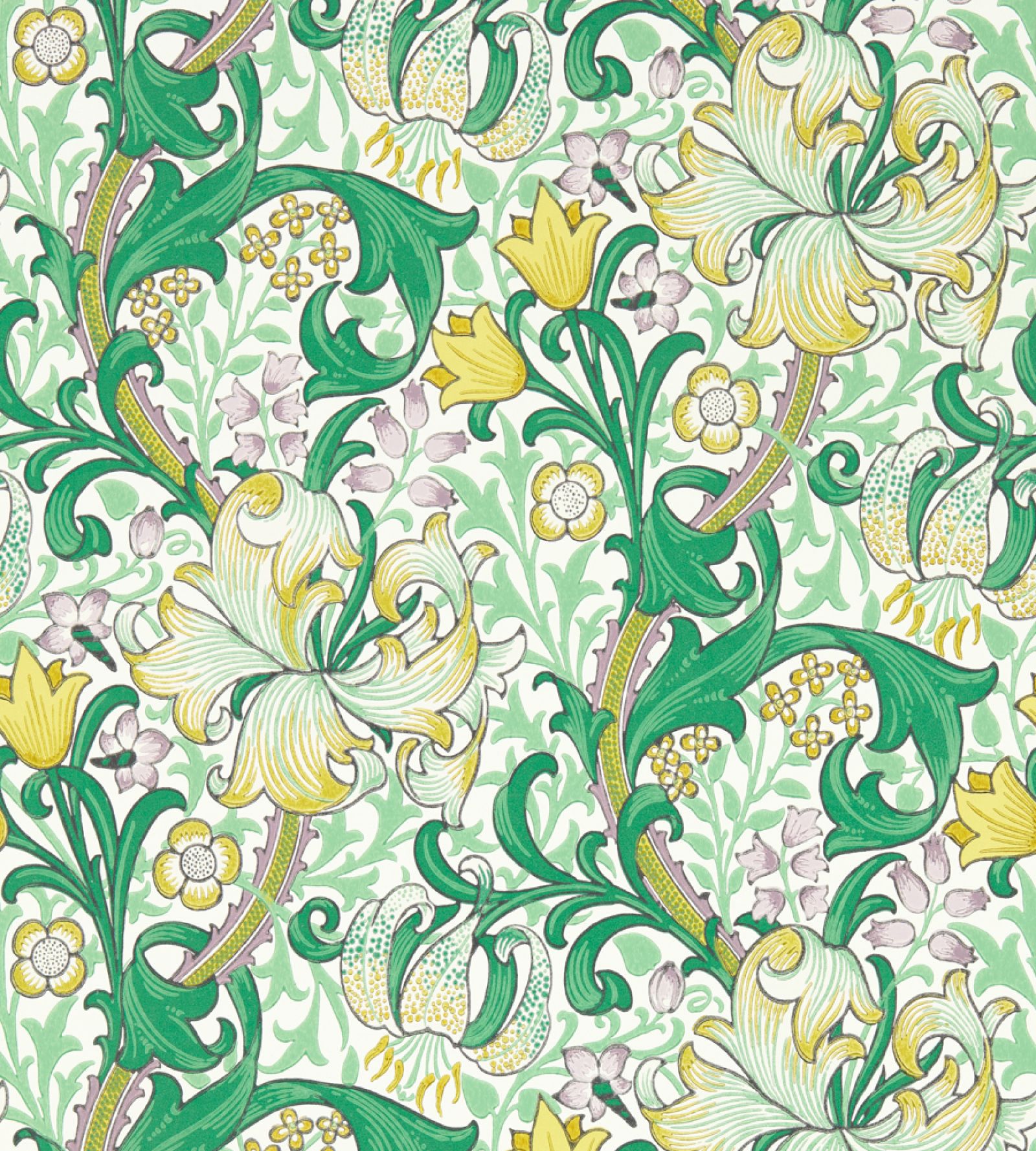 Morris & Co. tapeet Golden Lily