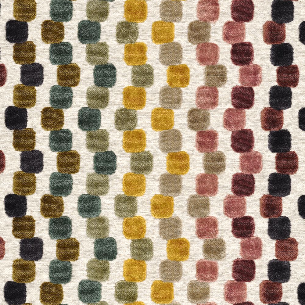 Casamance kangas Orphisme Olive / Mimosa