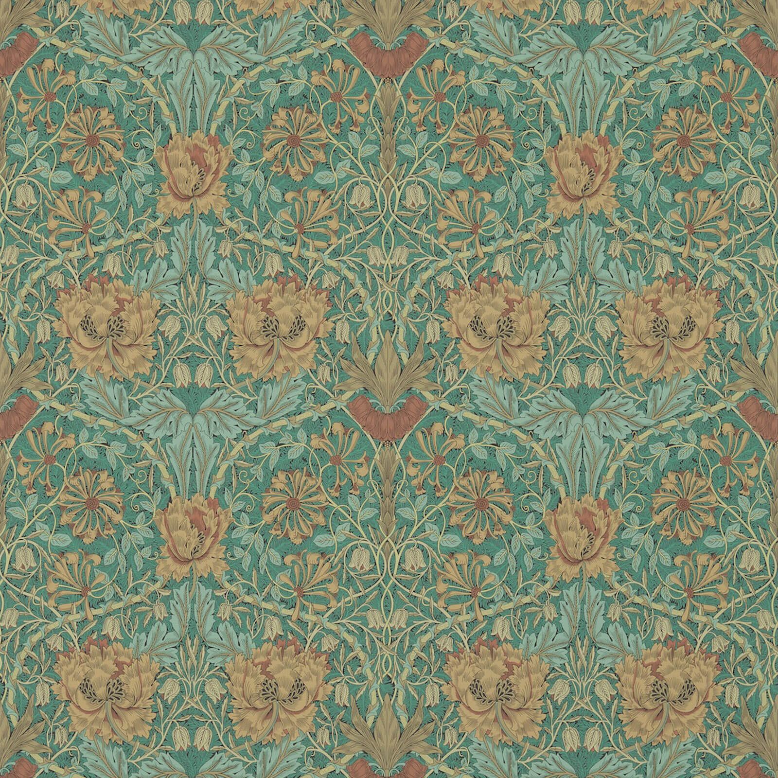 Morris & Co. tapeet Honeysuckle & Tulip