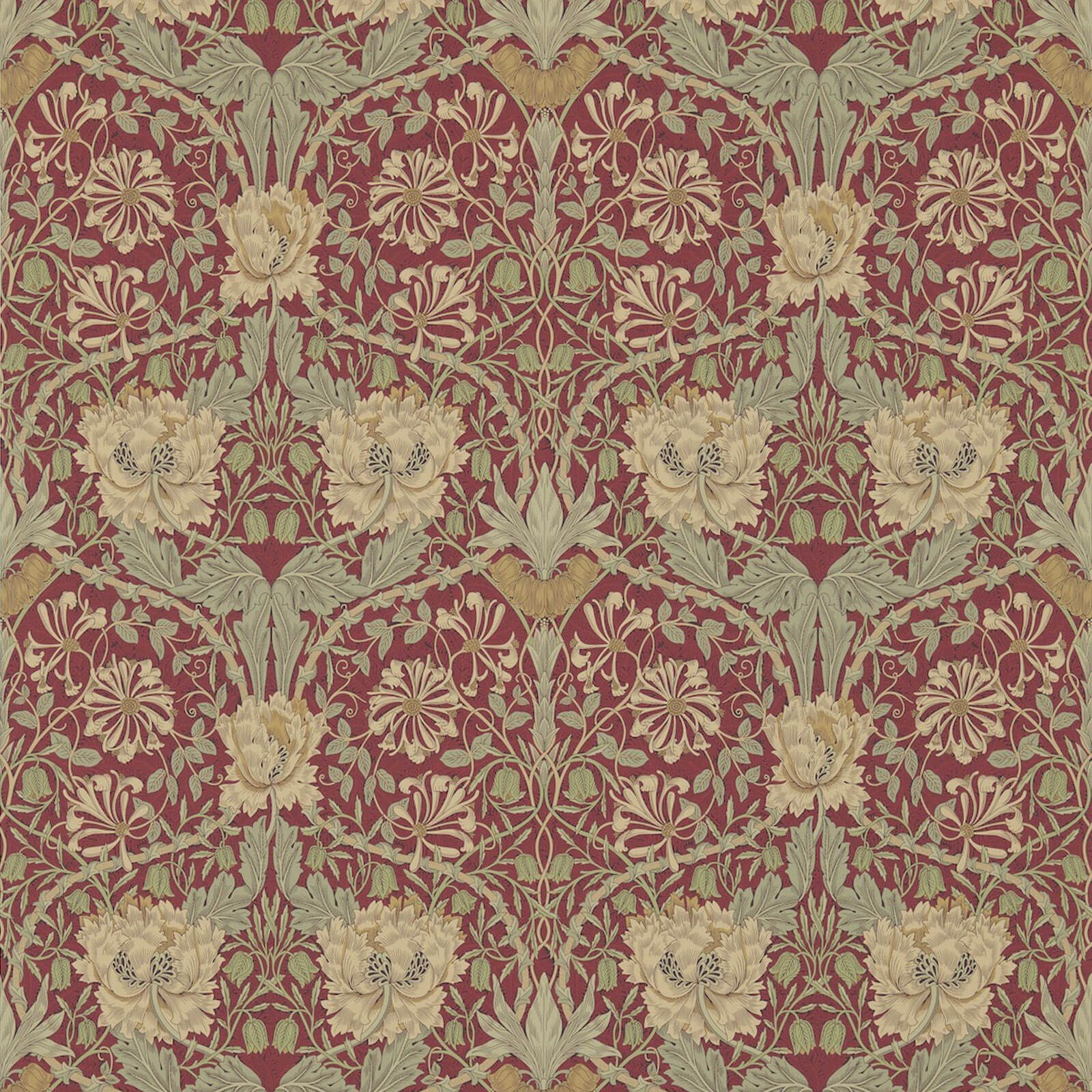 Morris & Co. tapeet Honeysuckle & Tulip