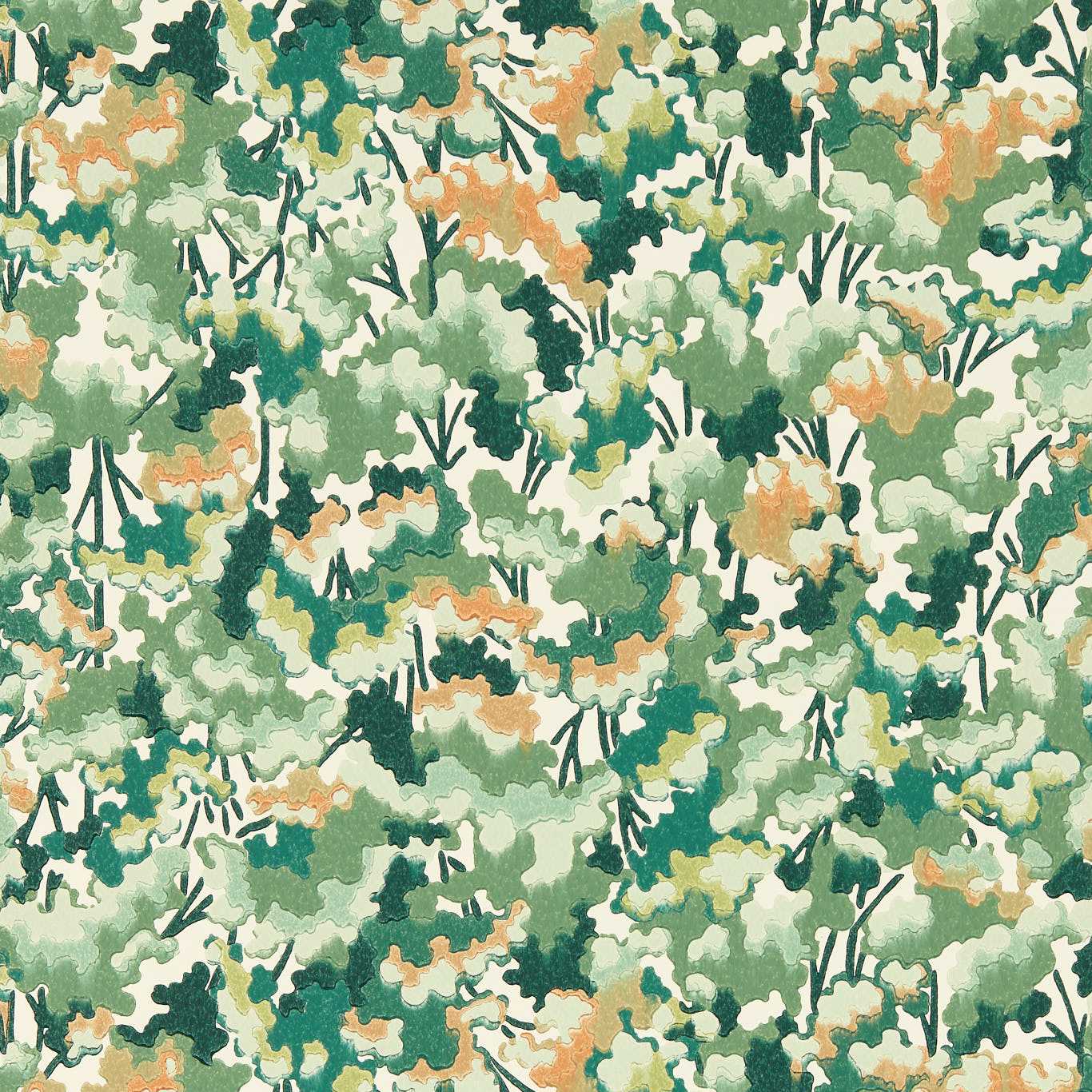 Harlequin tapeet Tree Tops