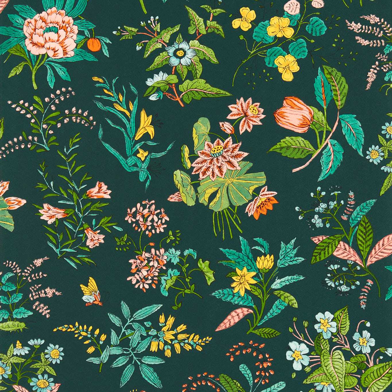 Harlequin tapeet Woodland Floral Wide Width