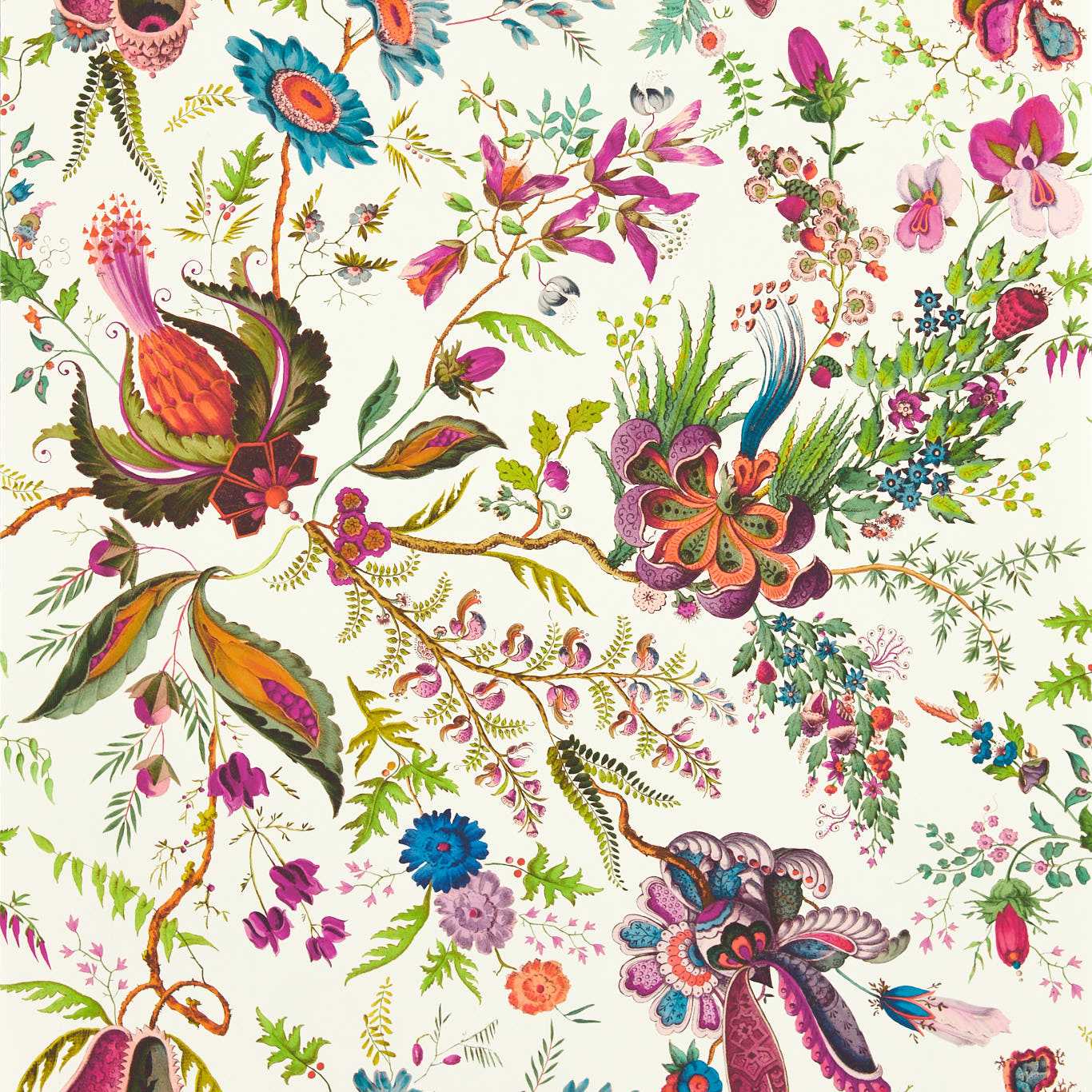 Harlequin tapeet Wonderland Floral Wide Width