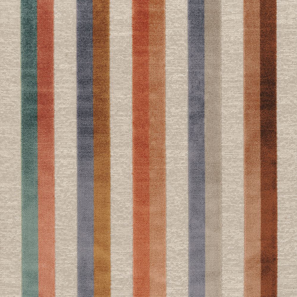 Casamance kangas Pattern Multico Orange Brulee