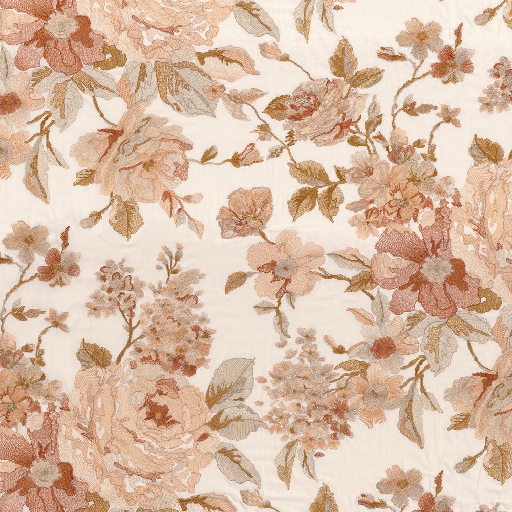 Casamance kangas Marlowe Praline / Orange Poudree