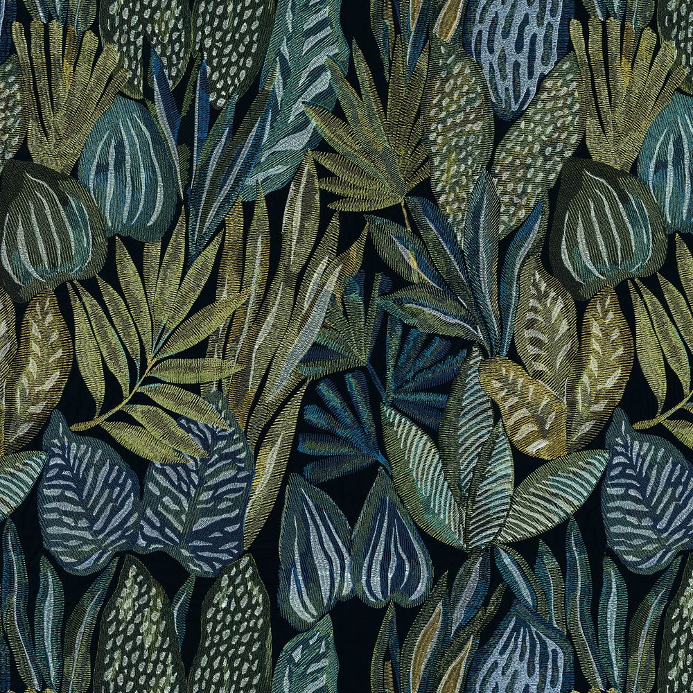 1296 - Left211 Casamance kangas Cay Vert Mousse