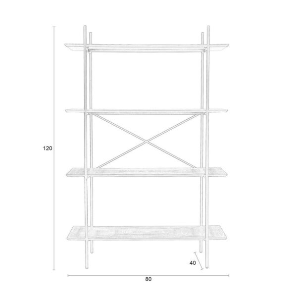 Zuiver kapp Shelf Cabinet Marcio