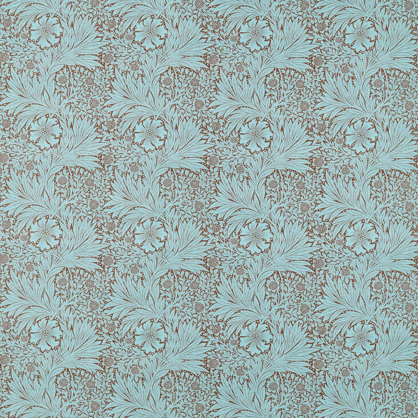 marigold-morris-and-co-sky-chocolate-fabric-226980-image01 Morris & Co kangas Marigold