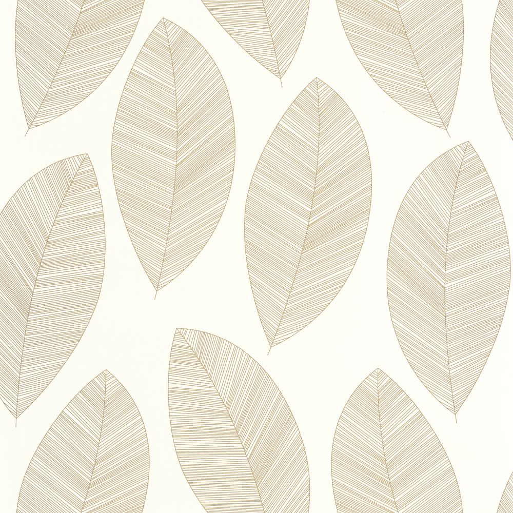 Caselio tapeet Graphic Leaves