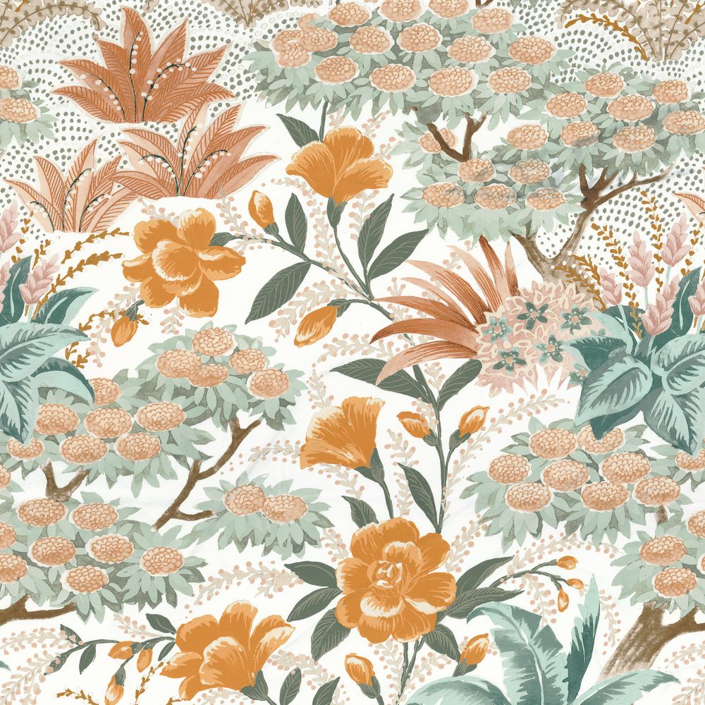 Casamance kangas Cite Des Roses Ocre / Bois De Rose