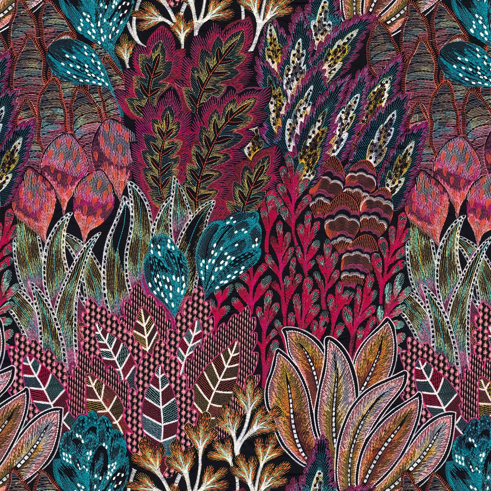 Casamance kangas Salonga Noir De Lune Blush