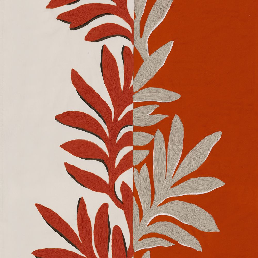 Casamance kangas Sophora Beige / Orange