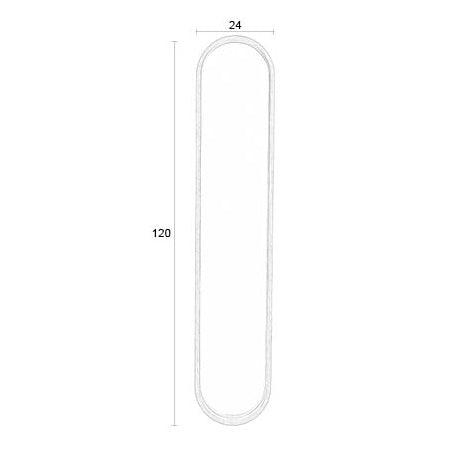 Zuiver peegel Nyko Mirror Oval