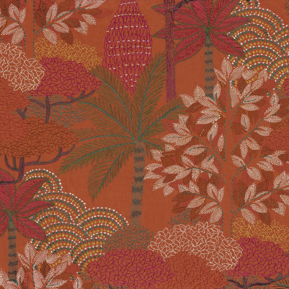 Casamance kangas Voyage Imaginaire Tangerine / Fushia