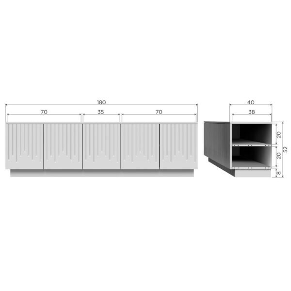 De Eekhoorn Pencil TV unit