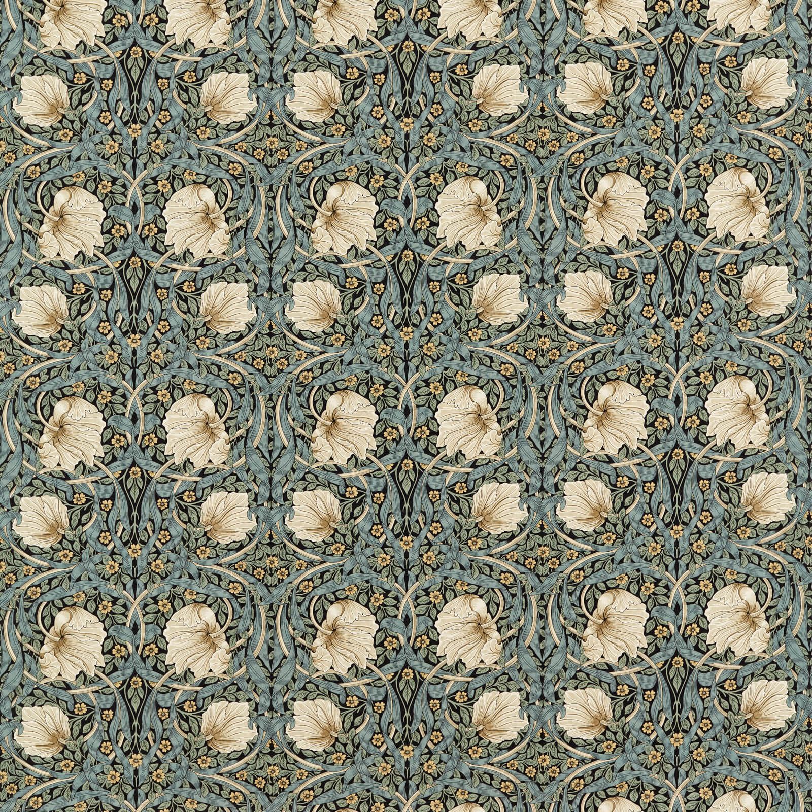 pimpernel-morris-and-co-ink-sage-fabric-227230-image01 Morris & Co kangas Pimpernel