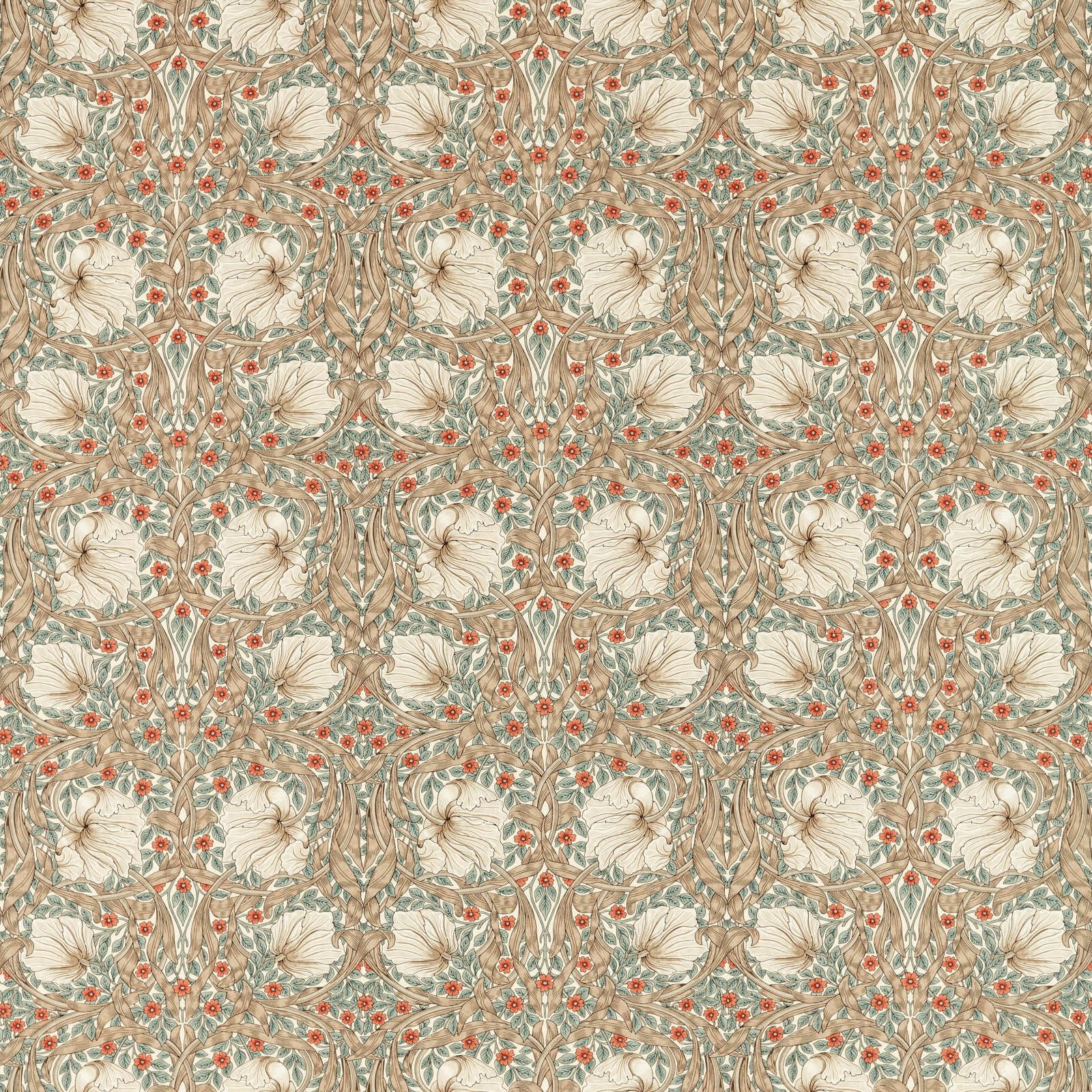 pimpernel-morris-and-co-linen-coral-fabric-227231-image01 Morris & Co kangas Pimpernel