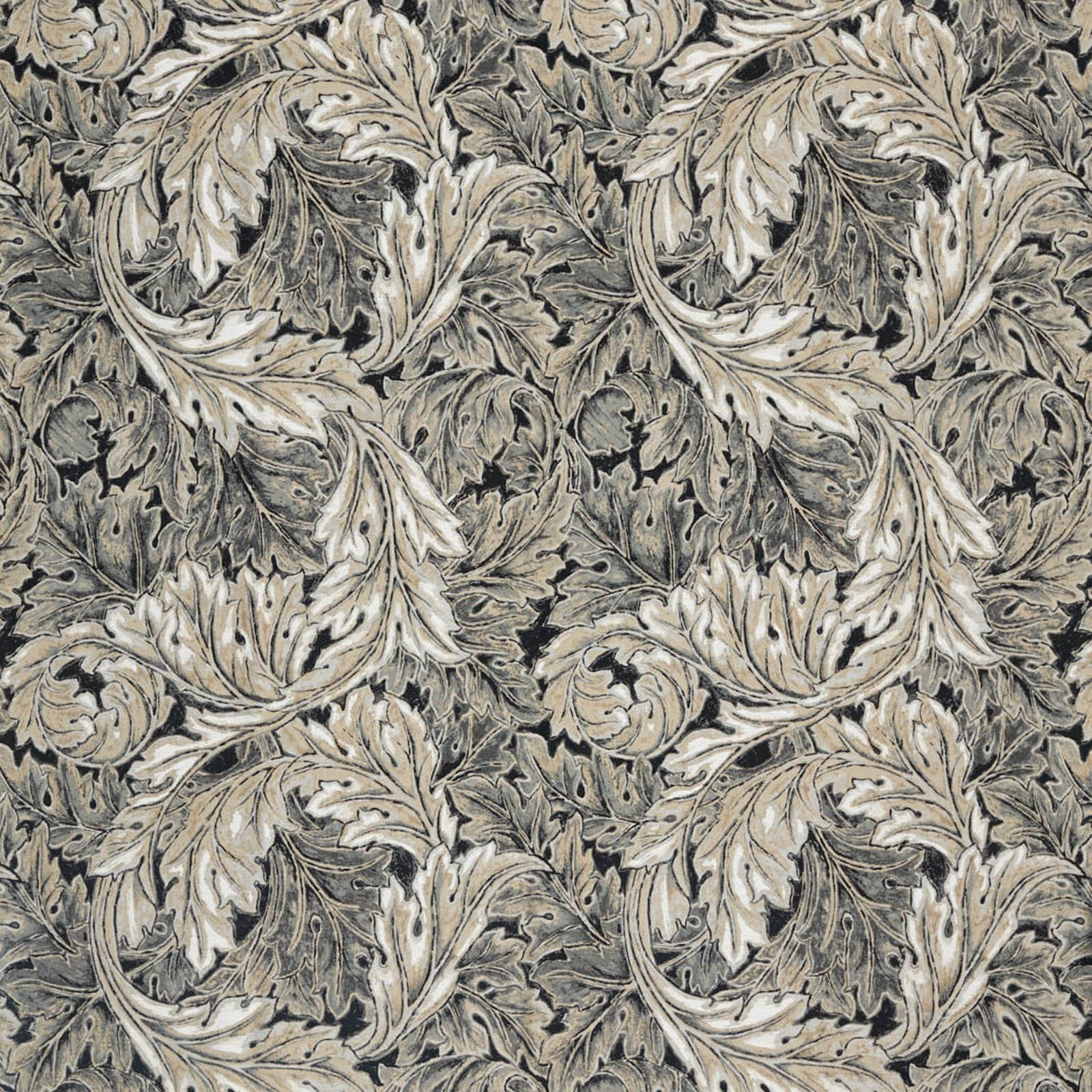 pure-acanthus-weave-morris-and-co-black-ink-fabric-236625-image01 Morris & Co kangas Pure Acanthus Weave