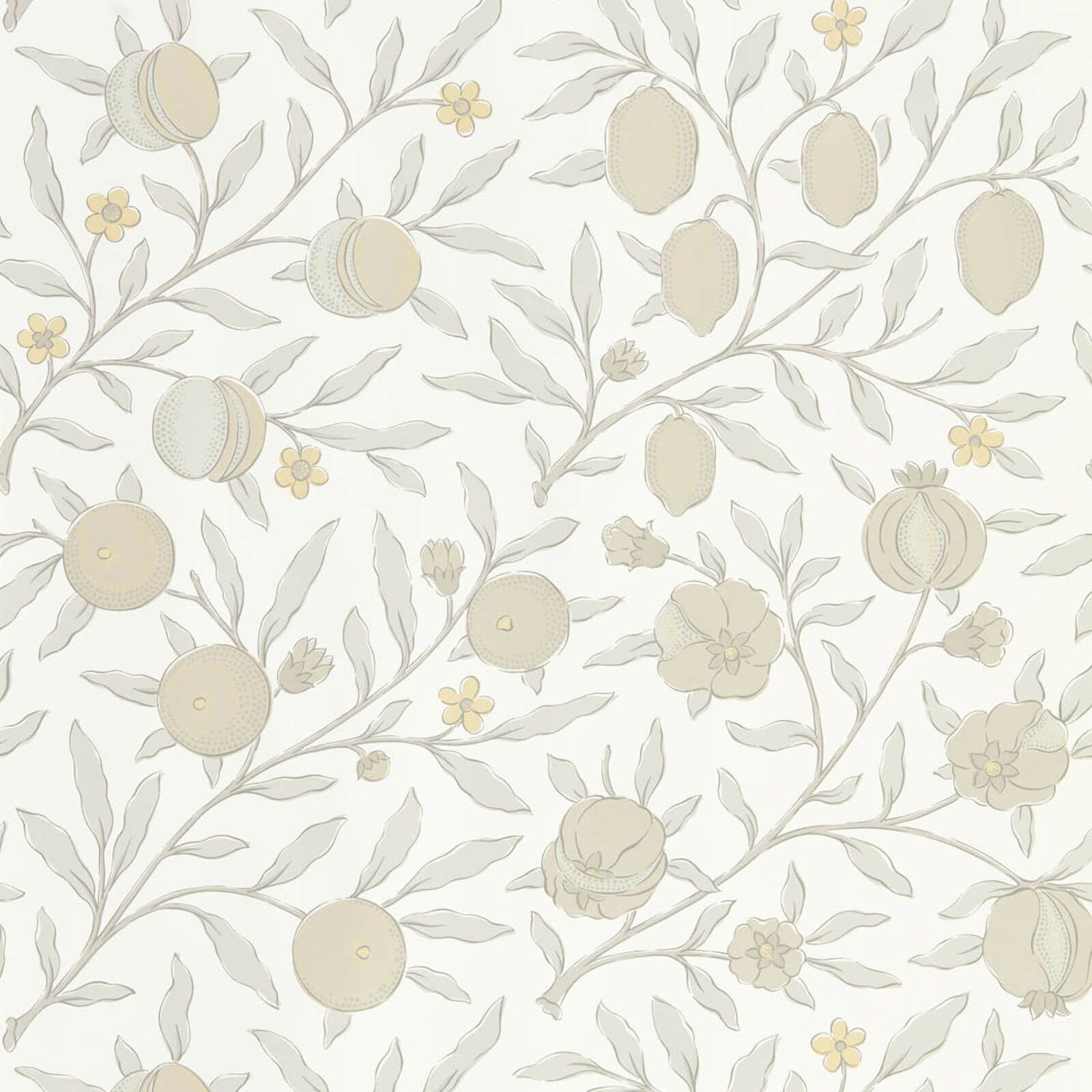 pure-fruit-morris-and-co-horned-poppy-grey-wallpaper-216542-image01 Morris & Co. tapeet Pure Fruit