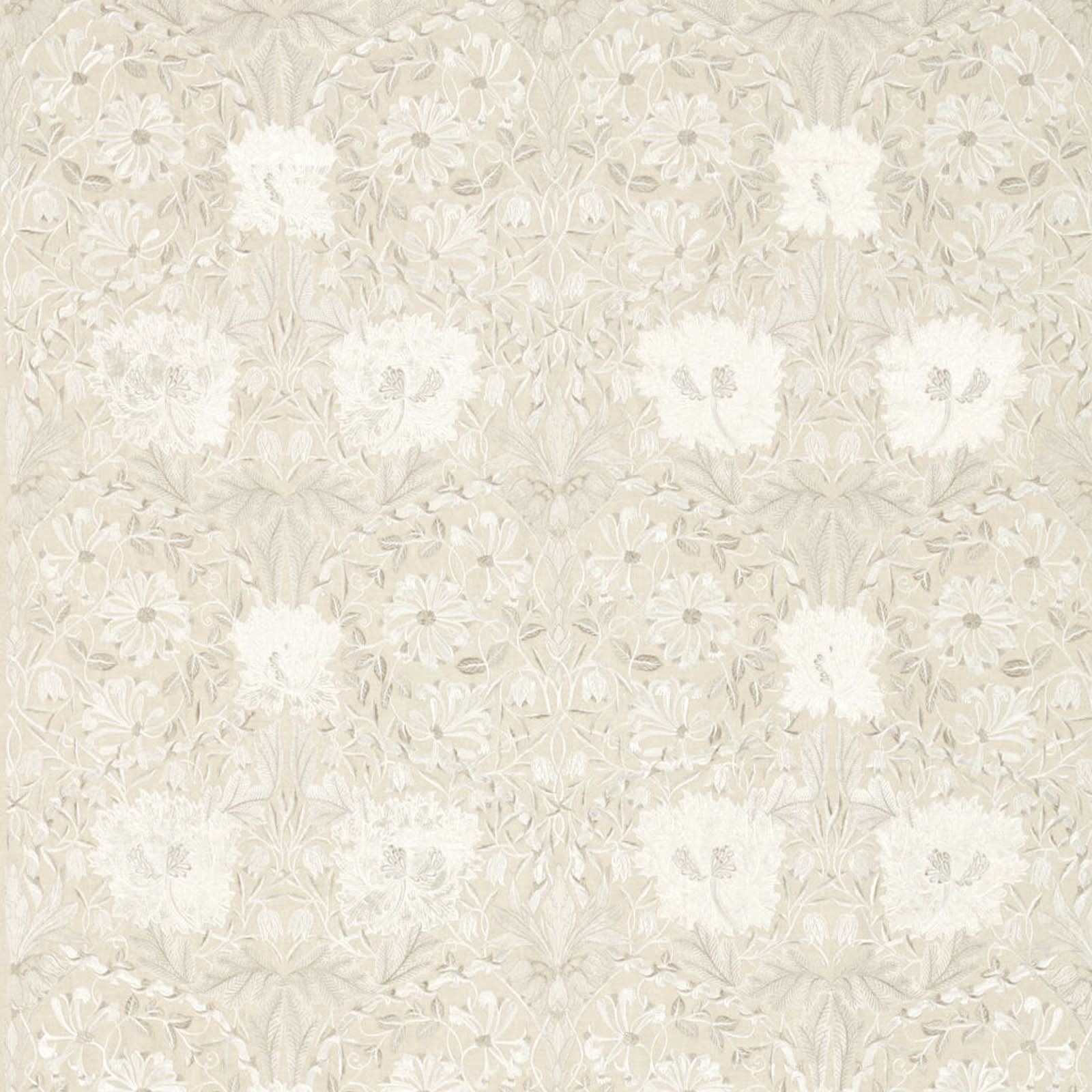 pure-honeysuckle-and-tulip-embroidery-morris-and-co-linen-fabric-236633-image01 Morris & Co kangas Pure Honeysuckle & Tulip Embroidery