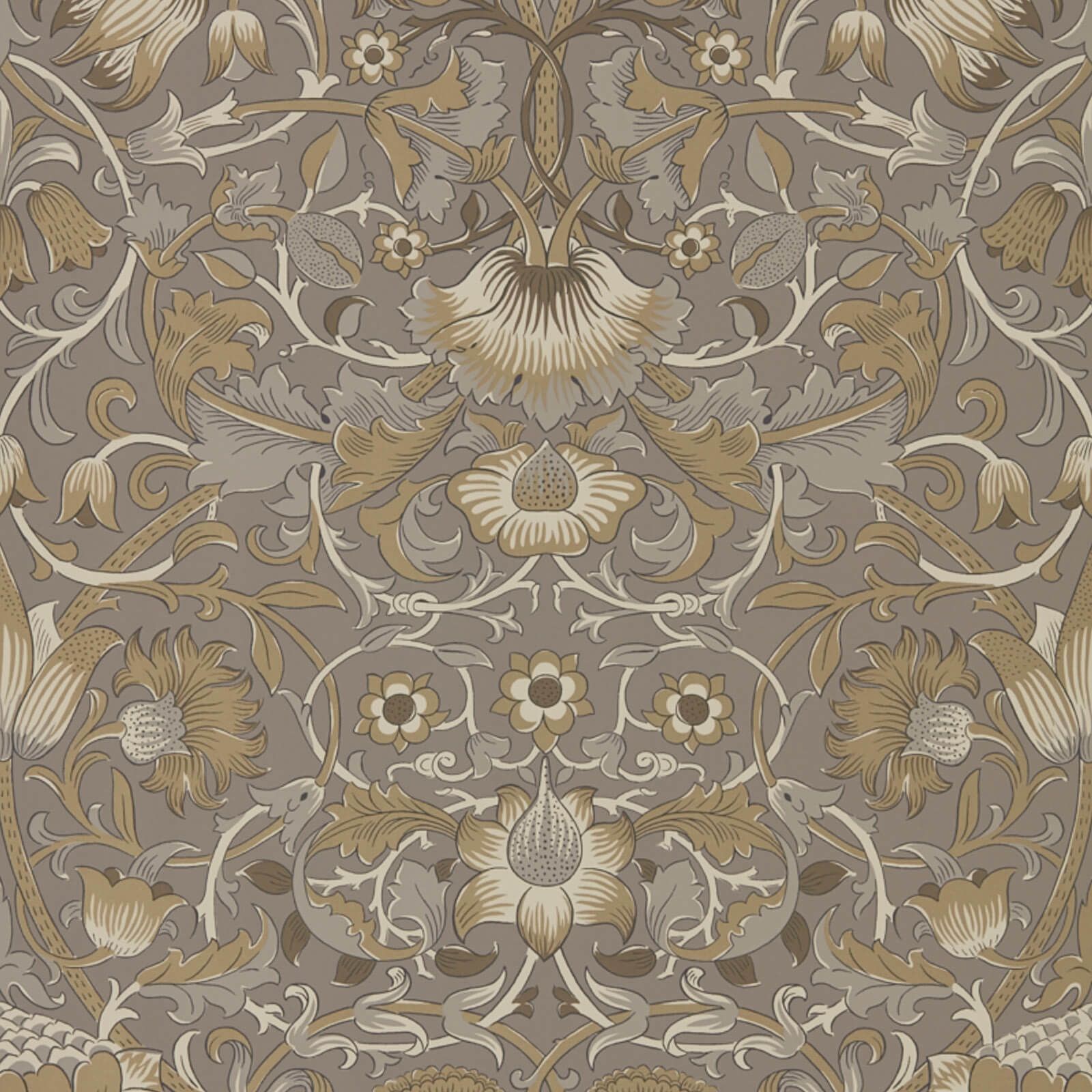 pure-lodden-morris-and-co-taupe-gold-wallpaper-216028-image01 Morris & Co. tapeet Pure Lodden