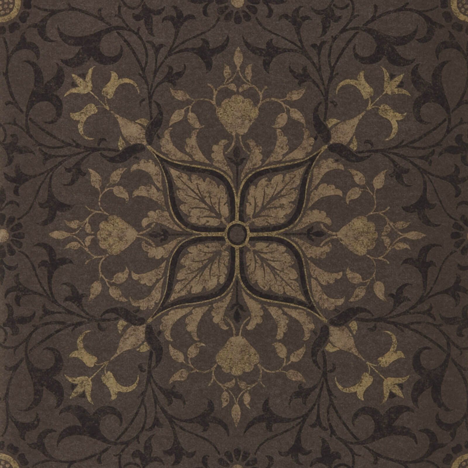 pure-net-ceiling-morris-and-co-charcoal-gold-wallpaper-216036-image01 Morris & Co. tapeet Pure Net Ceiling