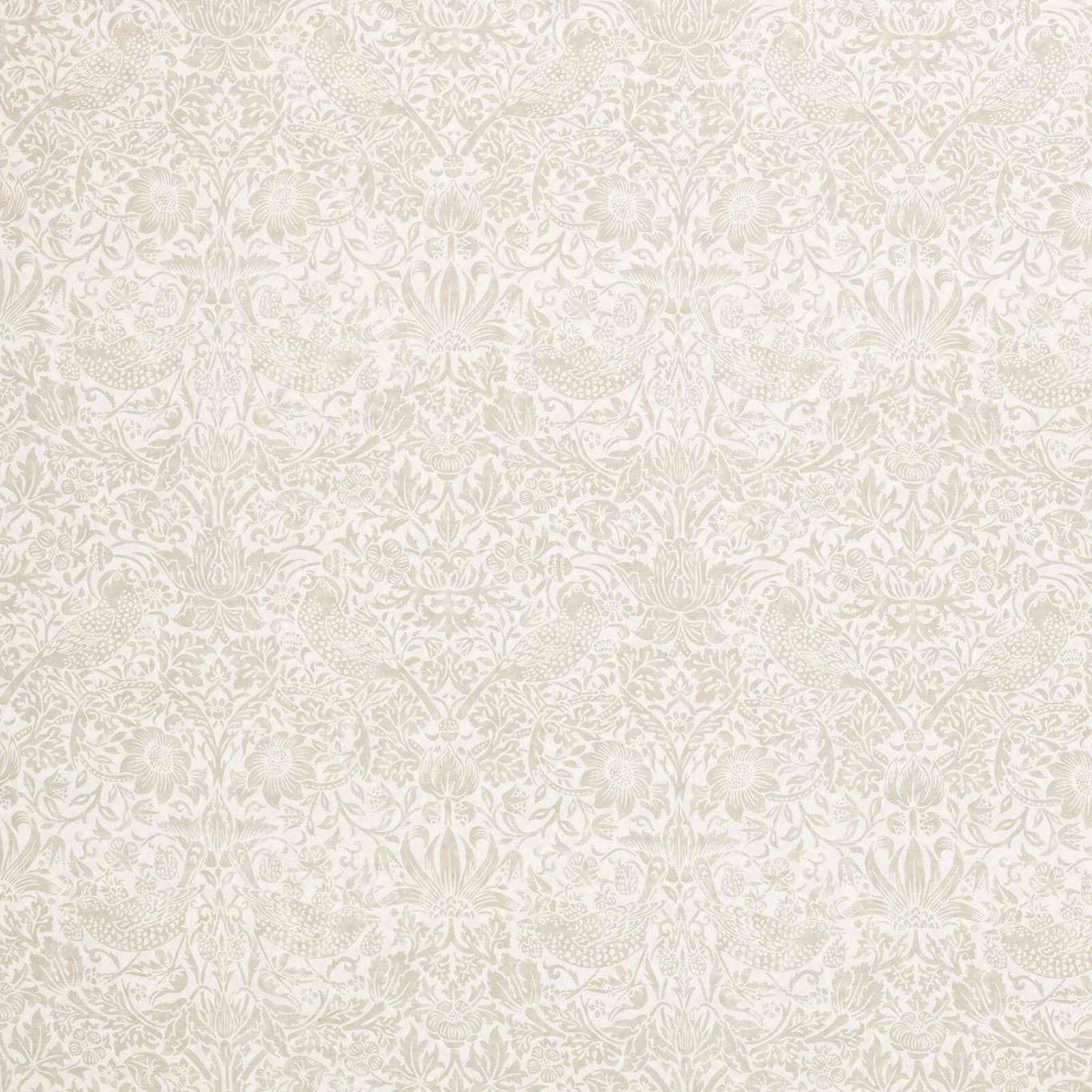 Morris & Co kangas Pure Strawberry Thief Sheer Wide Width