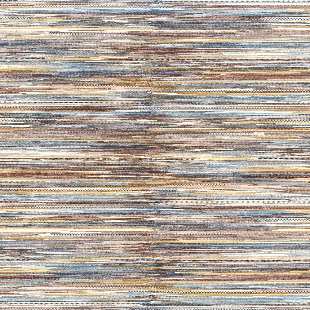 Casamance kangas Sawubona Marine Ambre