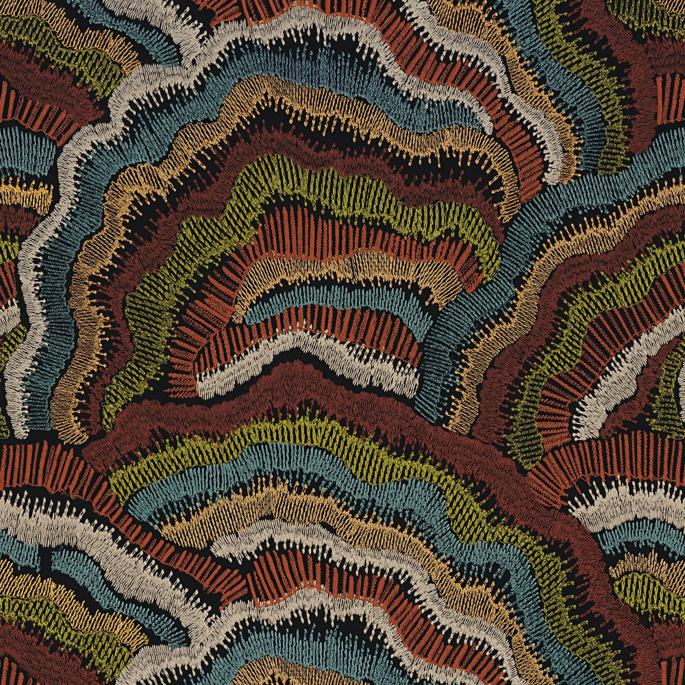 Casamance kangas Annella Topaze Acajou Fonce