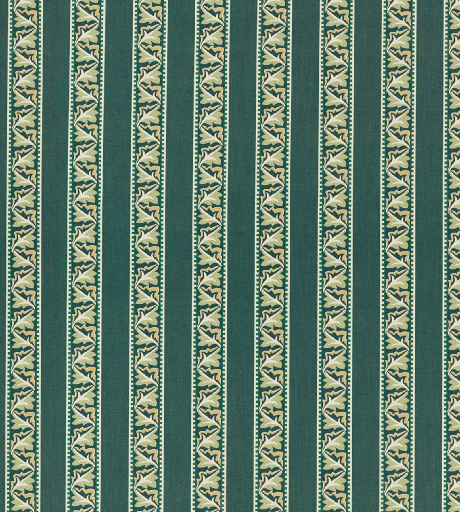 Morris & Co kangas Red Car Stripe