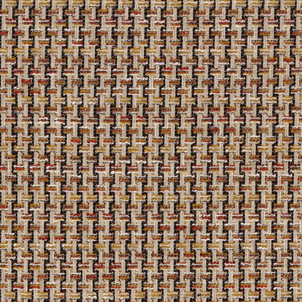 Casamance kangas Effigie Multico Ocre / Orange