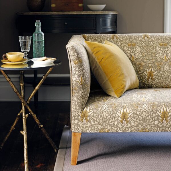 snakeshead-morris-and-co-claret-gold-fabric-224467-image02 Morris & Co kangas Snakeshead