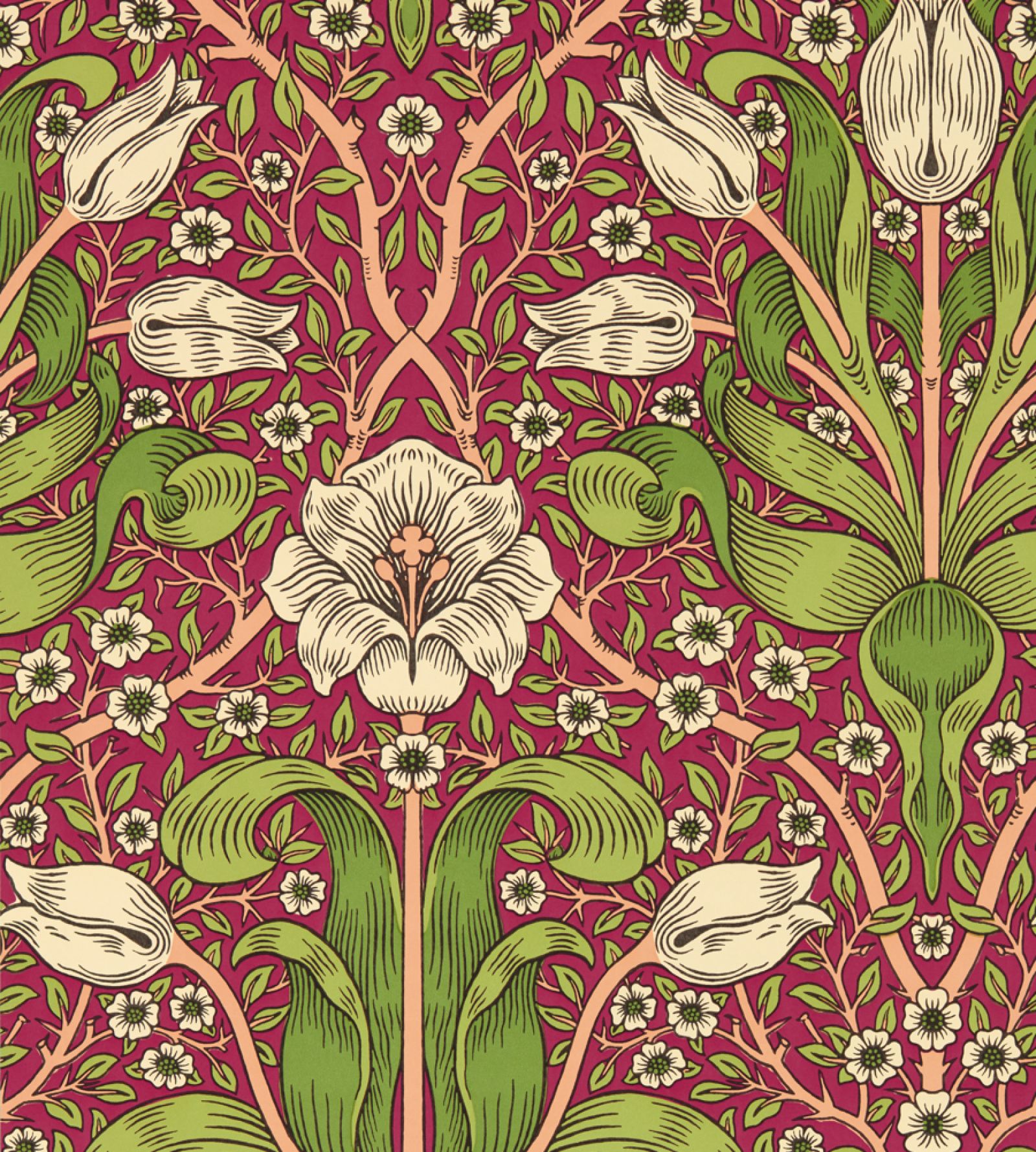 Morris & Co. tapeet Spring Thicket