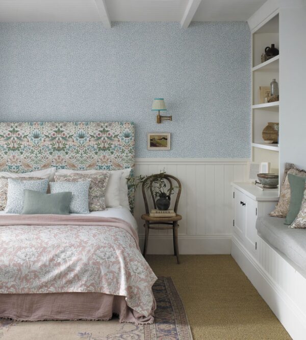 Morris & Co kangas Simply Strawberry Thief