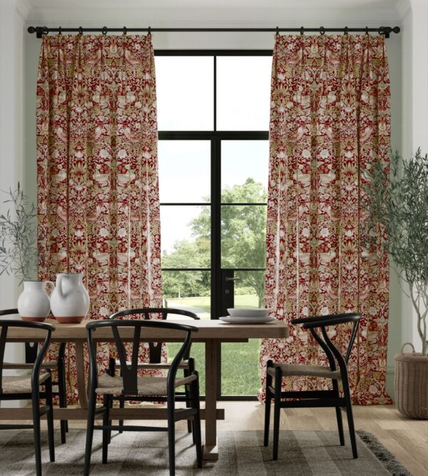 Morris & Co kangas Simply Strawberry Thief