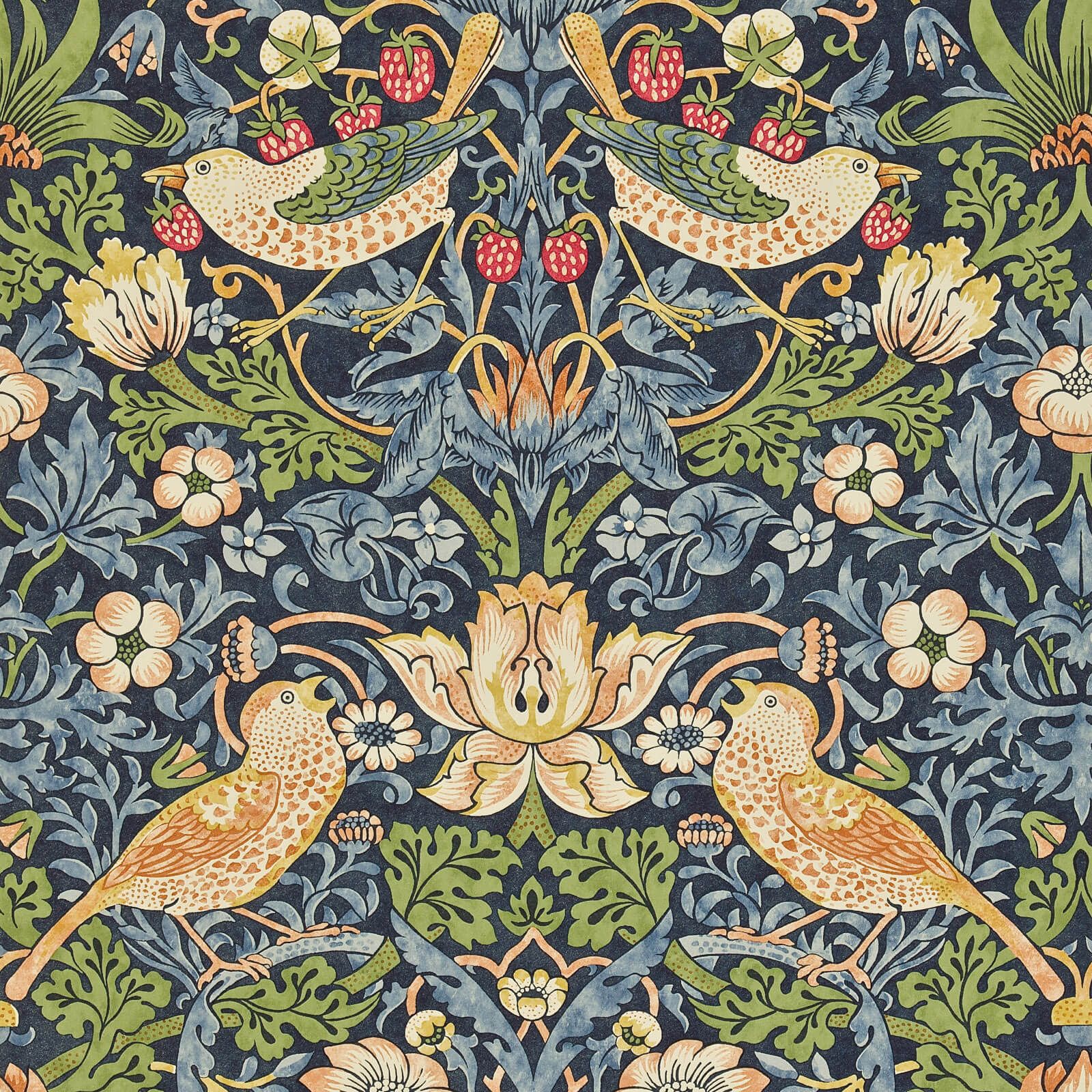 Morris & Co. tapeet Strawberry Thief