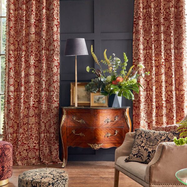 sunflower-velvet-morris-and-co-kermes-birch-fabric-236928-image02 Morris & Co kangas Sunflower Velvet