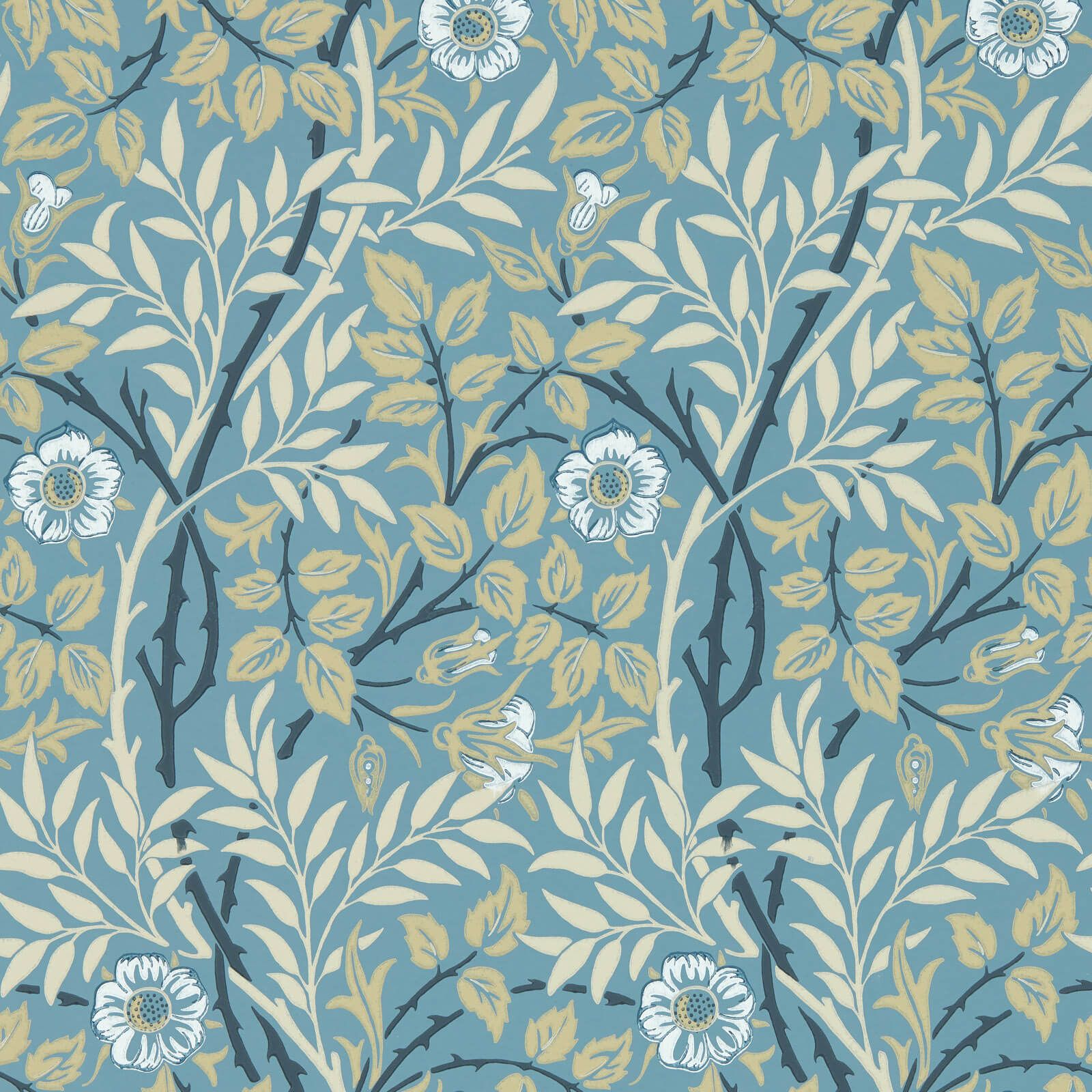 sweet-briar-morris-and-co-mineral-linen-wallpaper-217369-image01 Morris & Co. tapeet Sweet Briar