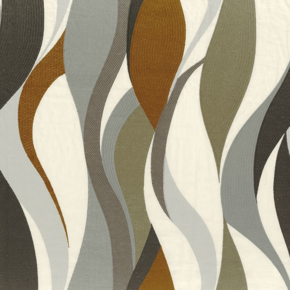 Casamance kangas Ritournelle Camel / Anthracite