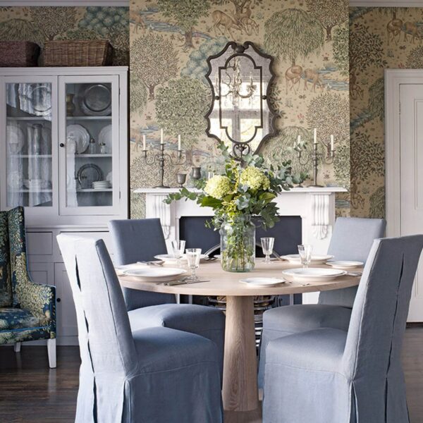 the-brook-morris-and-co-linen-wallpaper-214888-image02 Morris & Co. tapeet The Brook