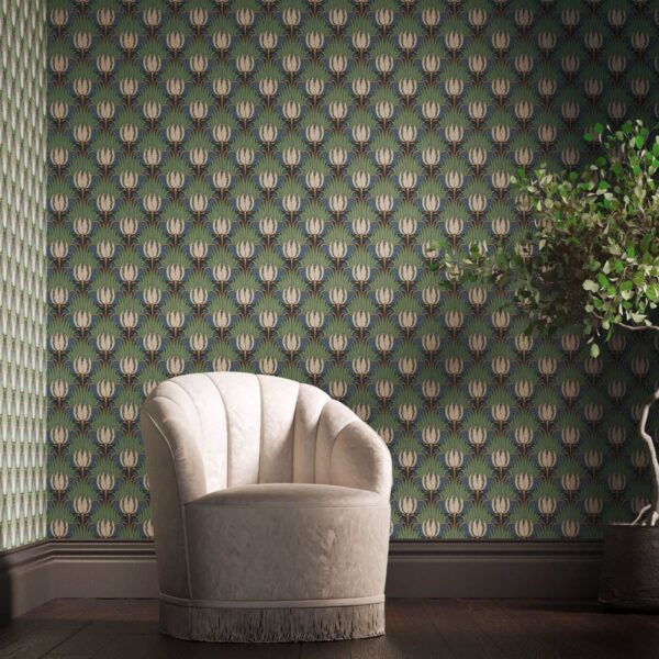 Morris & Co. tapeet Tulip & Bird